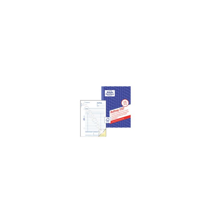 AVERY Zweckform Formularbuch "Auftrag", SD, A6, 2 x 40 Blatt