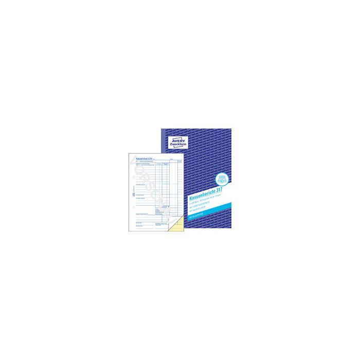 AVERY Zweckform Formularbuch "Kassenbericht", A5