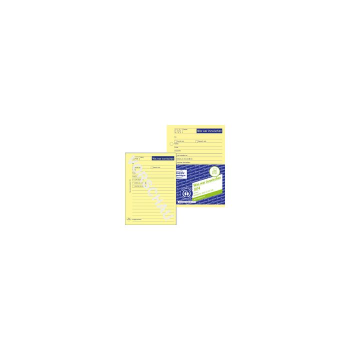 AVERY Zweckform Formularbuch "Was war inzwischen", A6