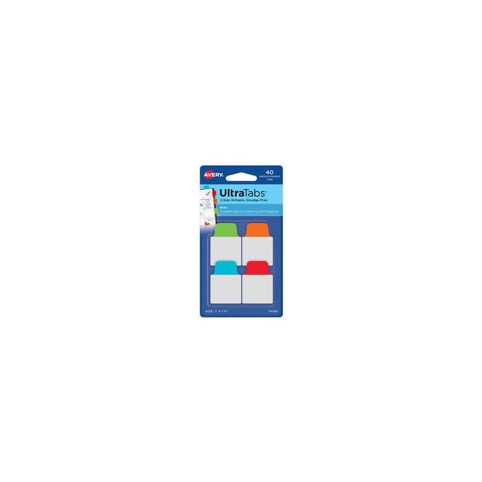 AVERY Zweckform Onglet adhésif UltraTabs classique