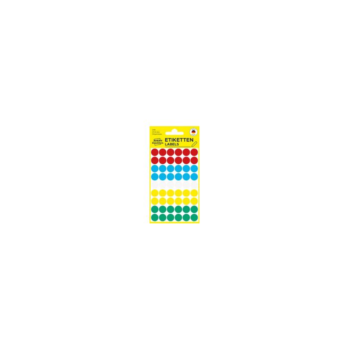 AVERY Zweckform Pastille de couleur, diamètre 12 mm, noir