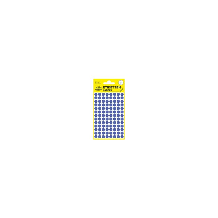 AVERY Zweckform Pastille de couleur, enlevable, 8 mm, vert