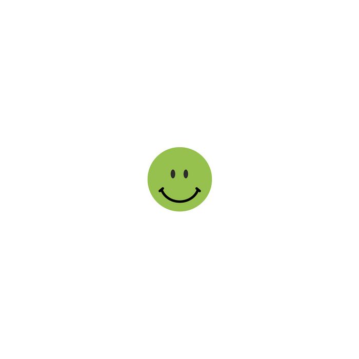 AVERY Zweckform Pastille de couleur, visage positif, vert