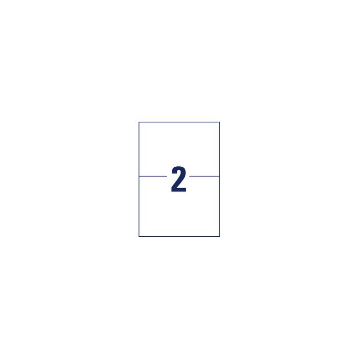 AVERY Zweckform Étiquette d'expédition, 210 x 148 mm, blanc