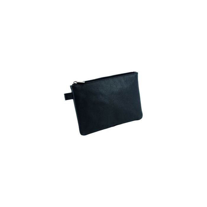 Alassio Sac de banque, cuir, noir