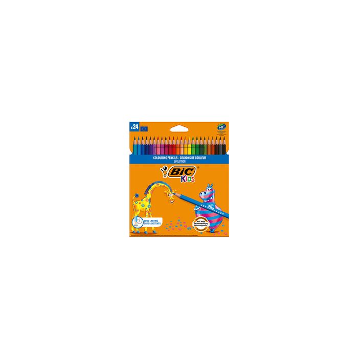 BIC KIDS Crayon de couleur Evolution ecolutions, étui en