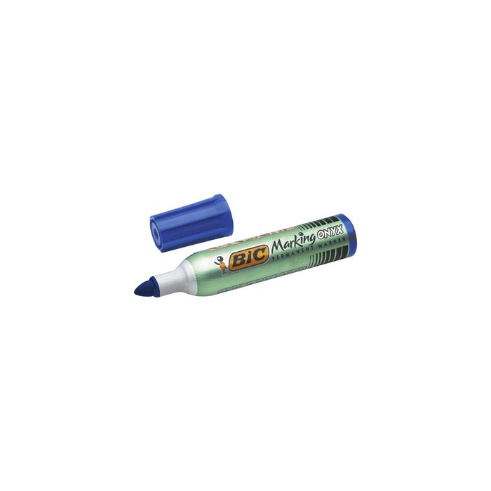 BIC Marqueur permanent Marking Onyx 1482, pointe ogive, bleu