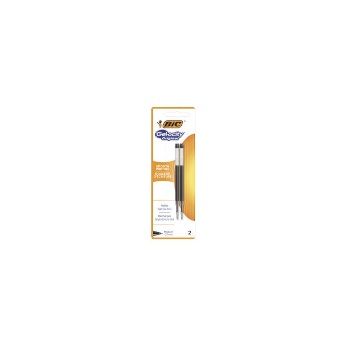 BIC Recharge pour stylo à encre gel, noir