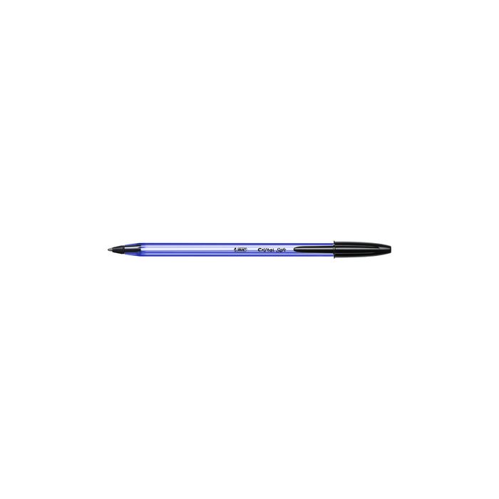 BIC Stylo à bille Cristal Soft, noir