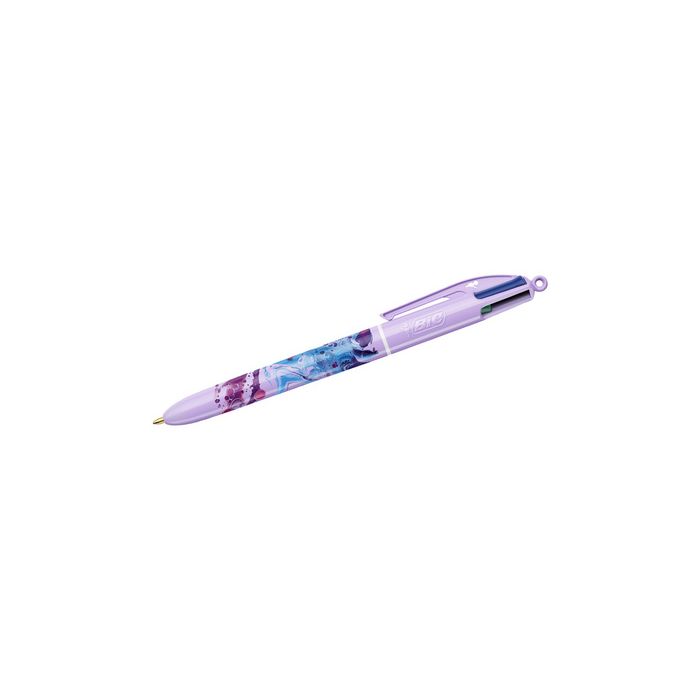 BIC Stylo à bille rétractable 4 Colours Hydro