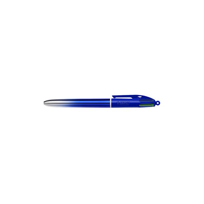 BIC Stylo à bille rétractable 4 Colours Smooth Gradient, S
