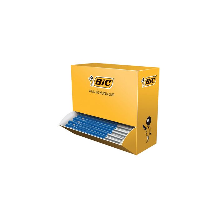 BIC Stylo à bille rétractable M10 clic, VALUE PACK, bleu