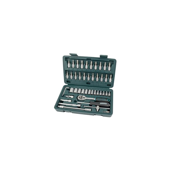 BRÜDER MANNESMANN Jeu de douilles 1/4", 46 pièces