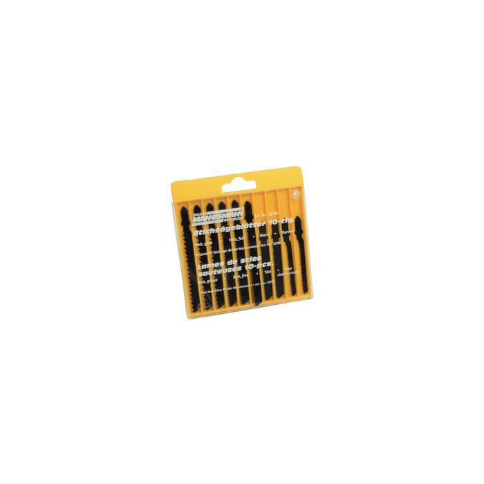BRÜDER MANNESMANN Kit de lames de scie sauteuse, 10 pièces