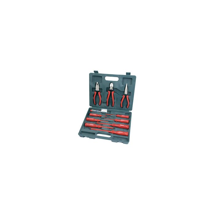 BRÜDER MANNESMANN Kit de tournevis & pinces VDE, 11 pièces