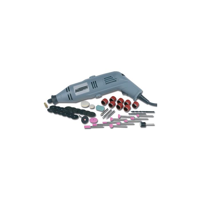 BRÜDER MANNESMANN Kit machine à poncer rapide, 50 pièces