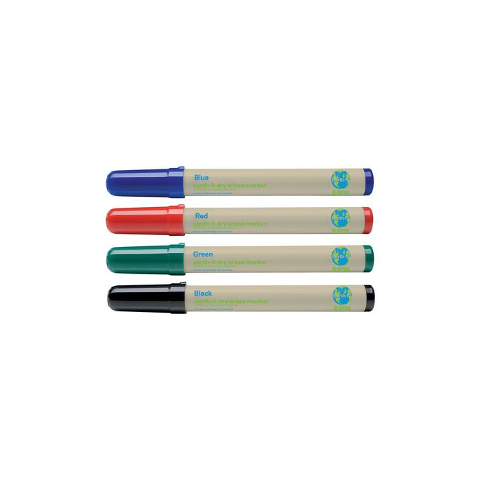 Bi-Office Marqueur pour tableau blanc "Earth", assorti