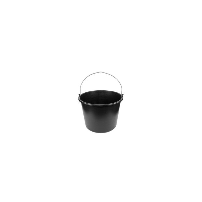 Bradas Seau, 16 litres, PVC, noir