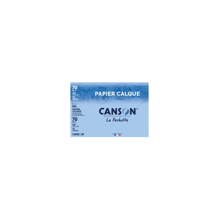 CANSON Papier calque satin, format A4, 70 g/m2