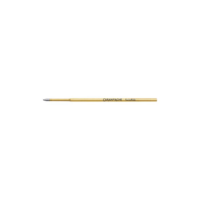CARAN D'ACHE Recharge pour stylo à bille "SwissRide", noir x6