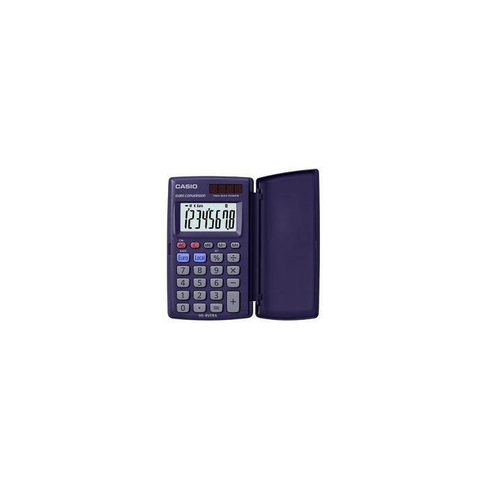 CASIO Calculatrice de poche HS-8 VERA, alimentation solaire