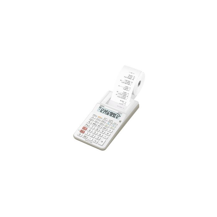 CASIO Calculatrice imprimante modèle HR-8 RCE-WE, blanc