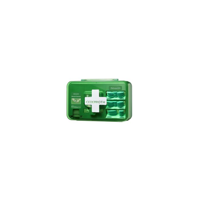 CEDERROTH Kit de premiers secours Wound Care Dispenser Blue