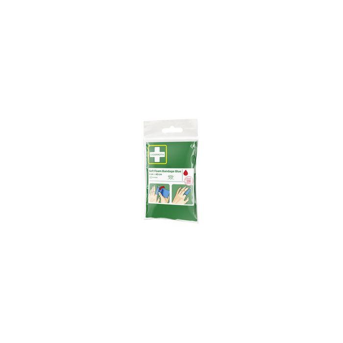 CEDERROTH Pansement "Soft Foam Bandage", bleu