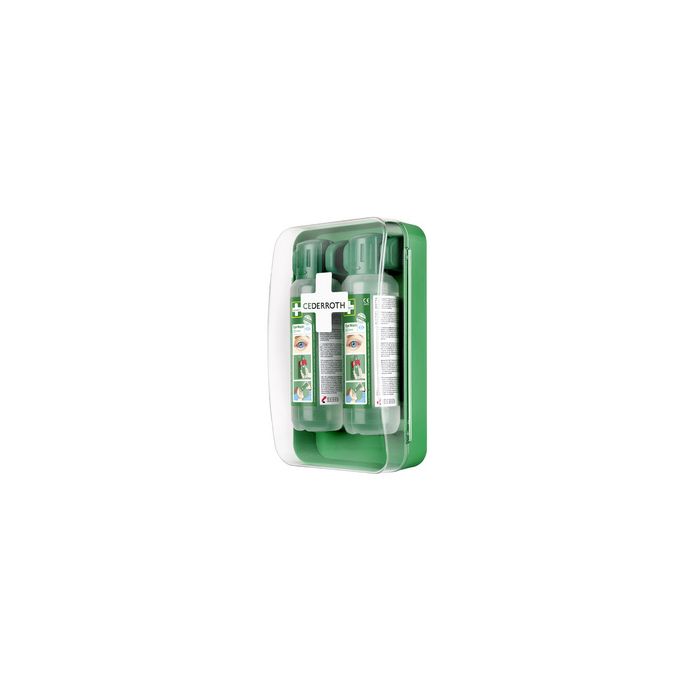 CEDERROTH Station de rinçage oculaire, équipé, 2 x 500 ml