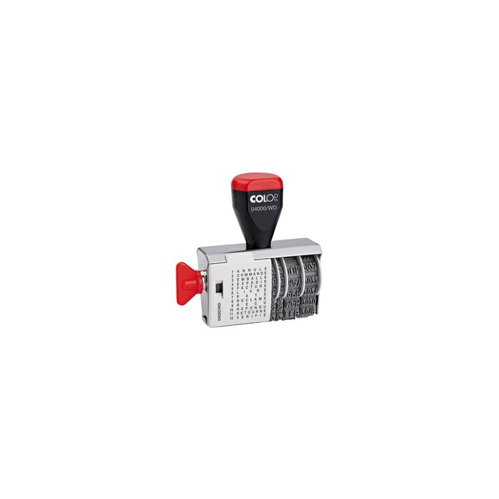COLOP Tampon dateur toutes lettres 04000/WD, avec date