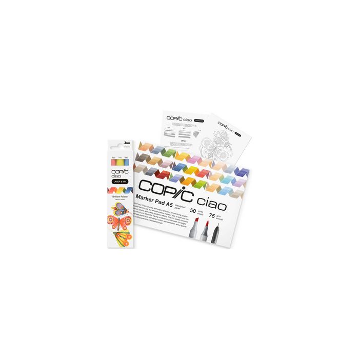 COPIC Marqueur ciao "LAYER & MIX Starter Set", brilliant