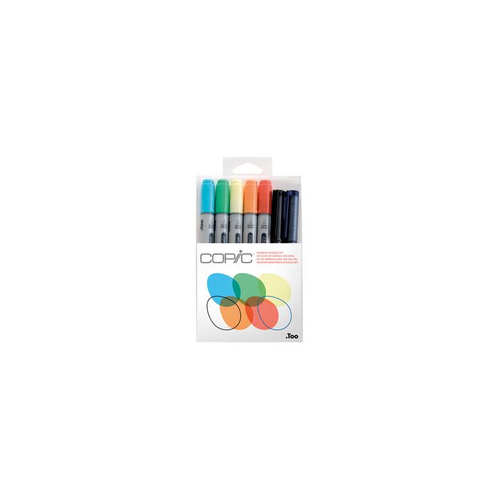 COPIC Marqueur ciao, kit de 7 "Doodle Kit Rainbow"
