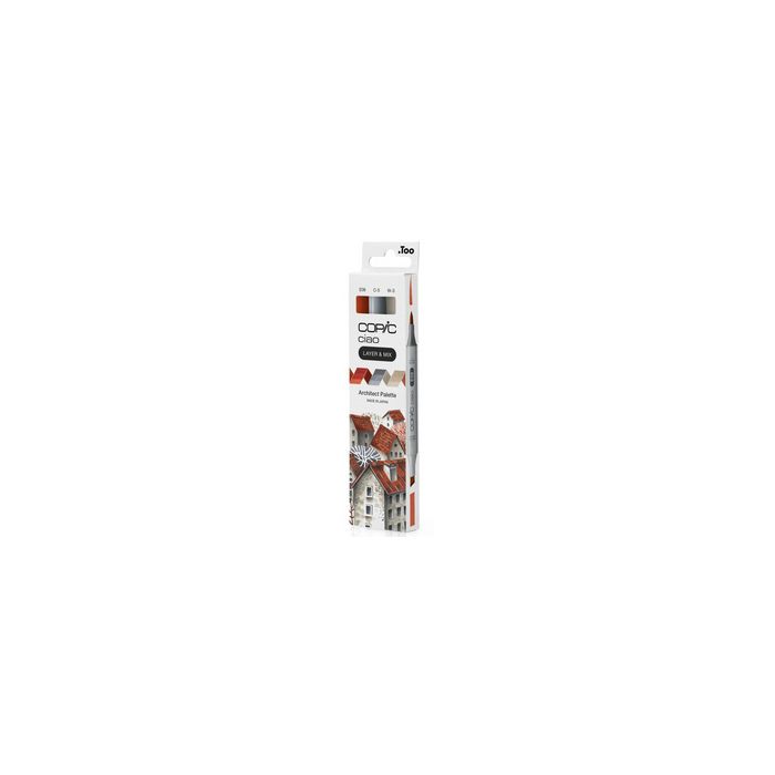 COPIC Marqueur ciao, set de 3 "Architect Palette"