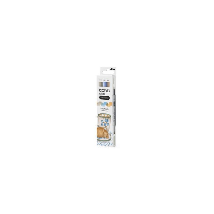 COPIC Marqueur ciao, set de 3 "Cozy Palette"