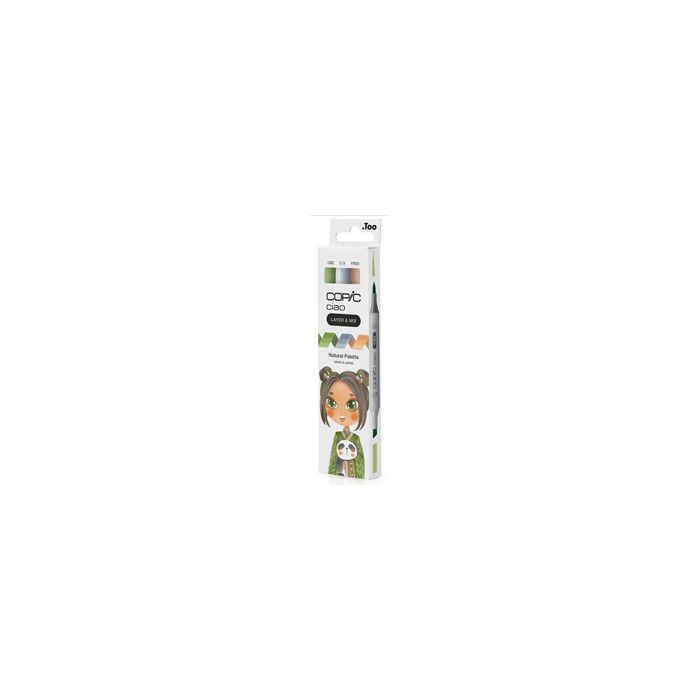 COPIC Marqueur ciao, set de 3 "Natural Palette"