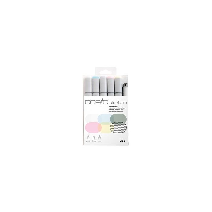 COPIC Marqueur sketch, kit de 6 "Blending Basics"