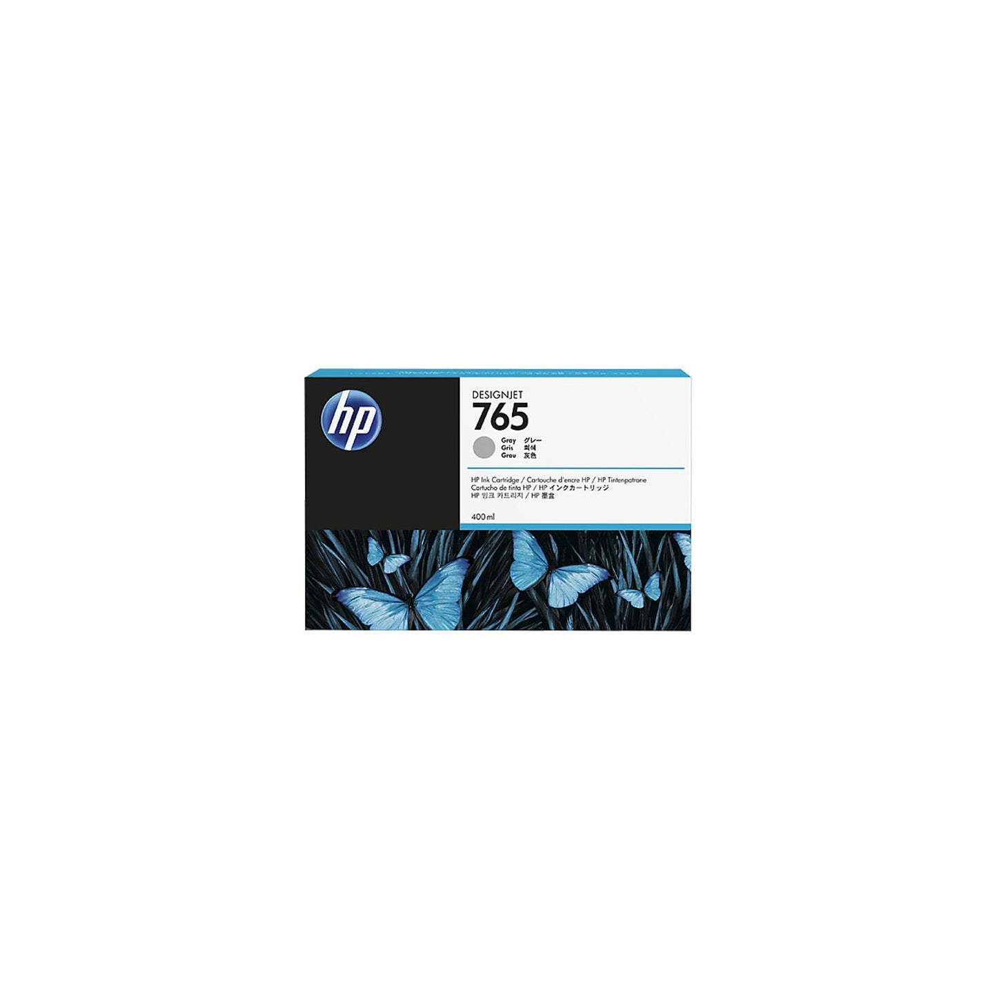 Cartouche Jet d'encre de Marque HP F9J53AE 765 Gris (400ml)