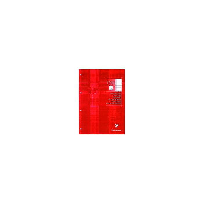 Clairefontaine Bloc de cours, A4, ligné, 200 pages