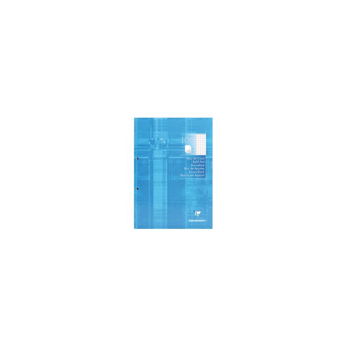 Clairefontaine Bloc de cours, A4, quadrillé 5x5, 200 pages