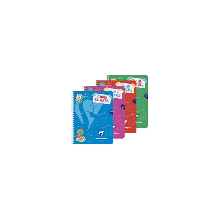 Clairefontaine Cahier de textes Mimesys, 170 x 220 mm, séyès