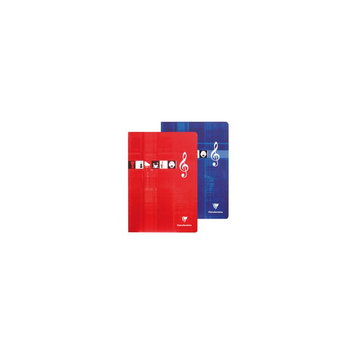 Clairefontaine Cahier piqûre Musique & Chant, A4, 96 pages