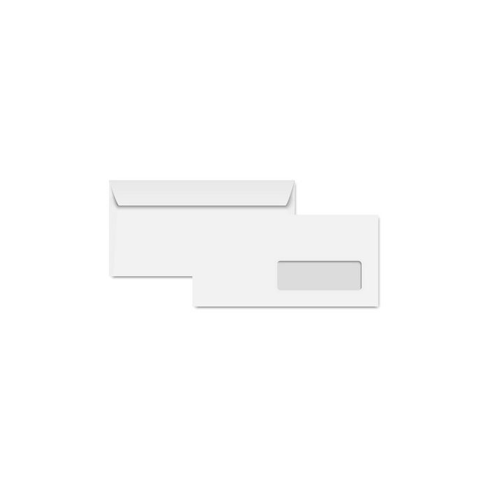 Clairefontaine Enveloppes DL, 110 x 220 mm, blanc
