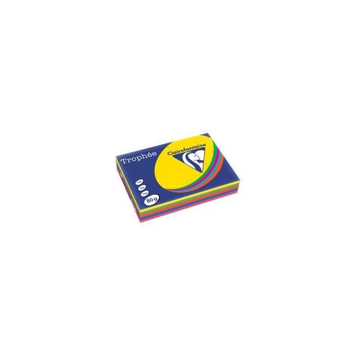 Clairefontaine Papier universel Trophée, A4, assorti intense