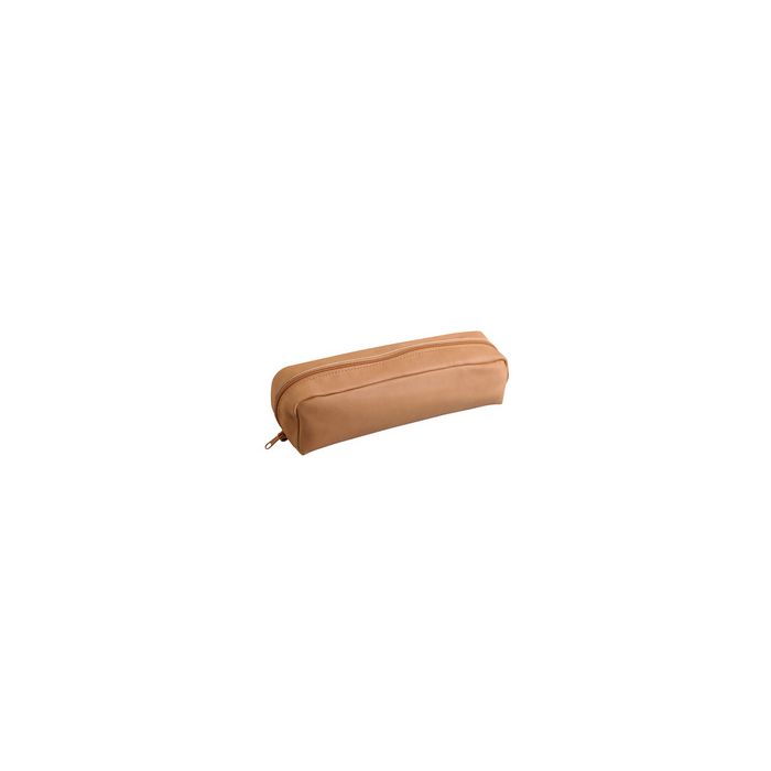 Clairefontaine Trousse rectangulaire, cuir naturel