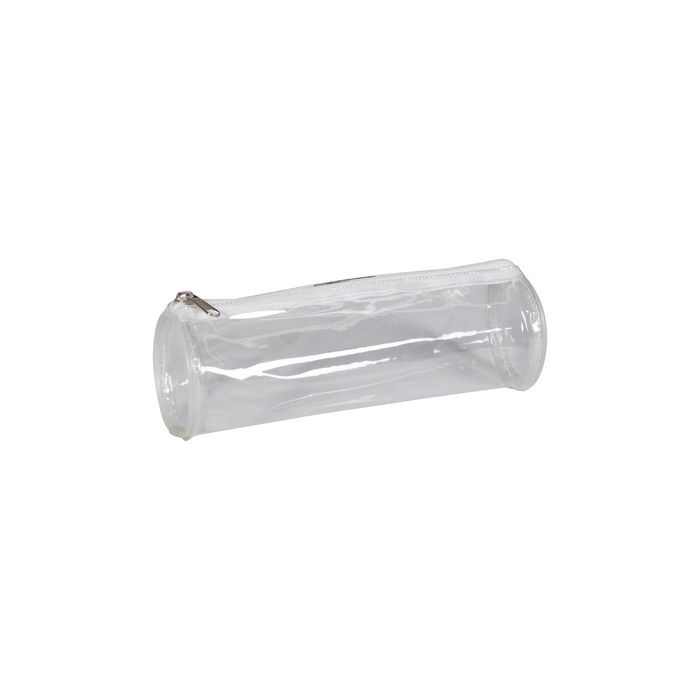 Clairefontaine Trousse ronde, plastique, transparent