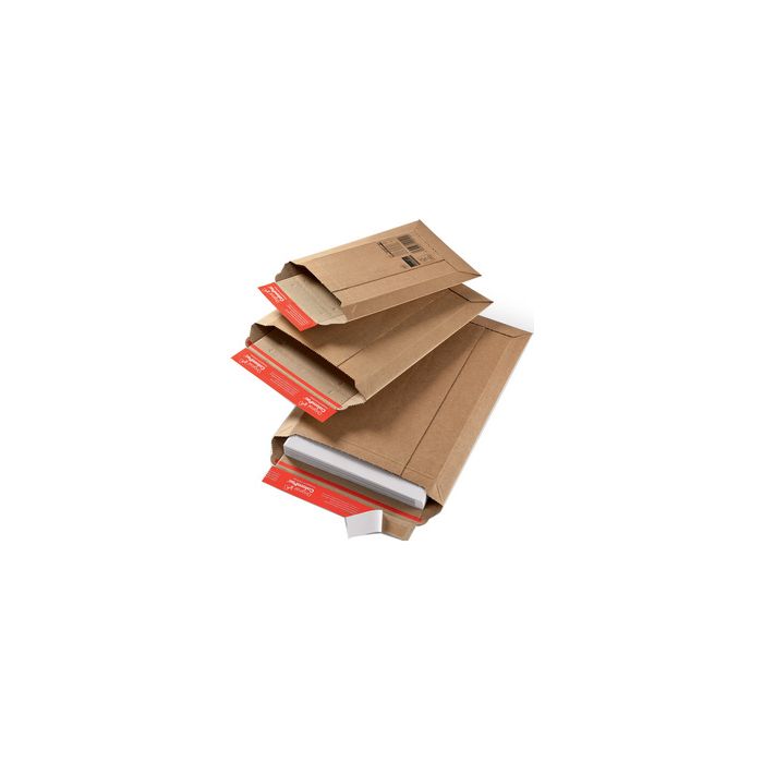 ColomPac Pochette d'expédition, en carton ondulé marron x20