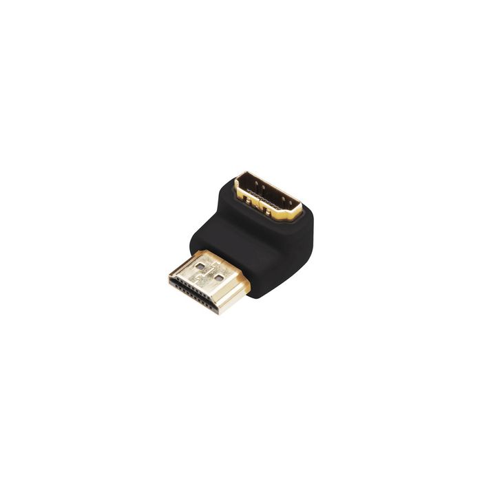 DIGITUS Adaptateur HDMI courbé à 90 degrés, HDMI-A