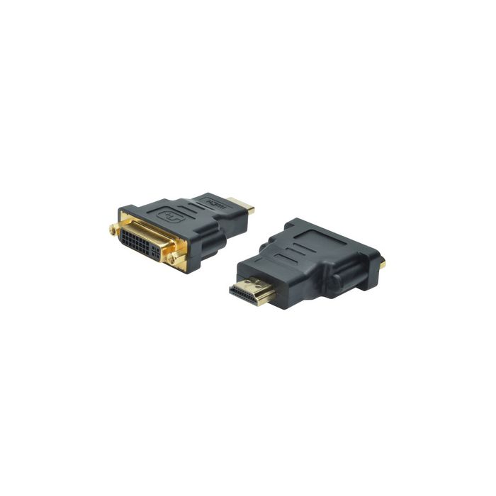 DIGITUS Adaptateur HDMI, HDMI-A - DVI-I, noir