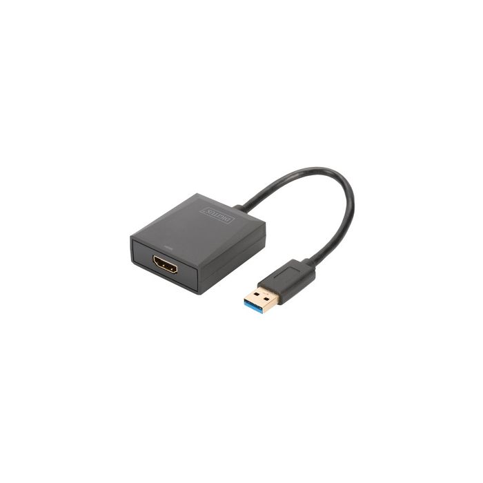 DIGITUS Adpatateur vidéo USB 3.0 - HDMI, noir