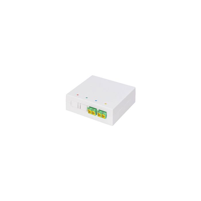 DIGITUS Boîtier FTTH, 2x LC/APC DX femelle avec obturateur